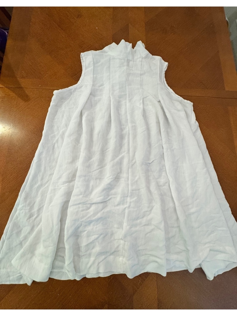 Koandaily White Sleeveless Dress with Bow Detail 499